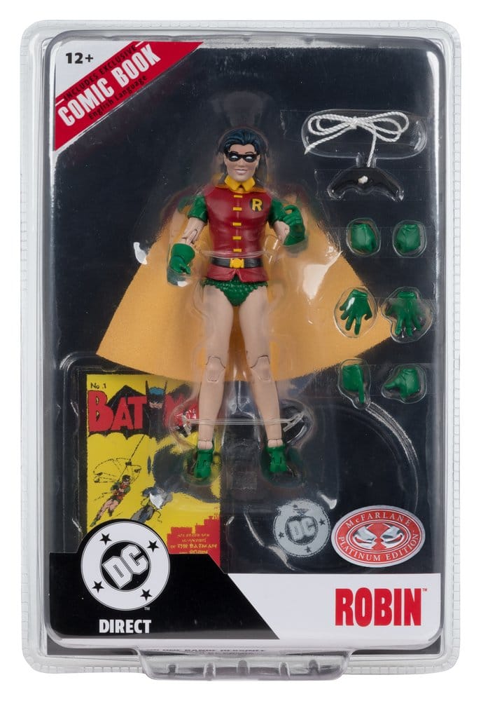 DC Direct Page Punchers Figura Robin Dick Grayson (Batman #1) (Red Platinum Edition) 14 cm