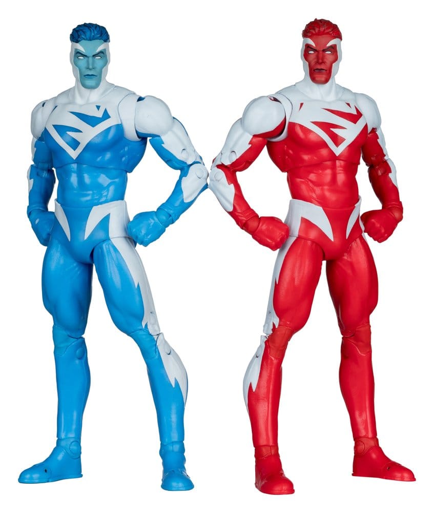 DC Multiverse pack de 2 Figuras Superman Blue vs. Superman Red (Gold Label) 18 cm