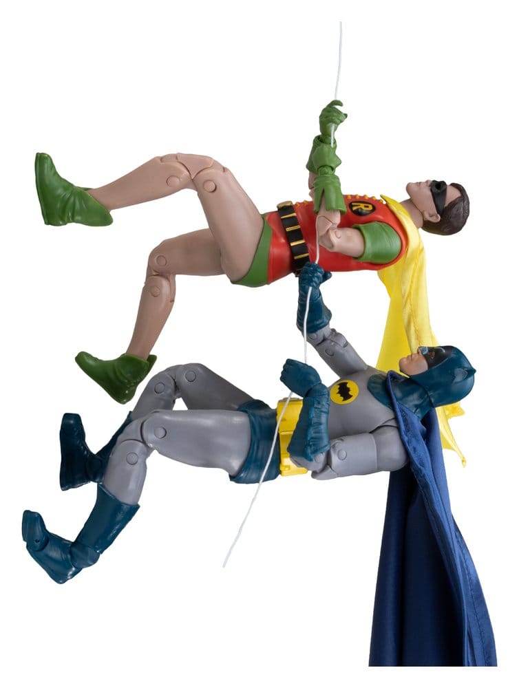 Batman Classic TV Series DC Multiverse McFarlane Collector Edition pack de 2 Figuras Batman y Robin 18 cm