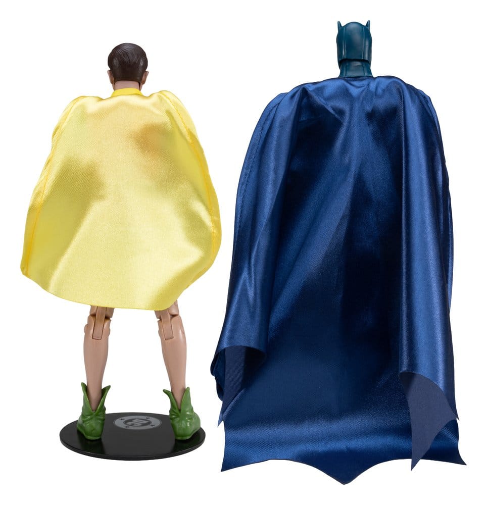 Batman Classic TV Series DC Multiverse McFarlane Collector Edition pack de 2 Figuras Batman y Robin 18 cm