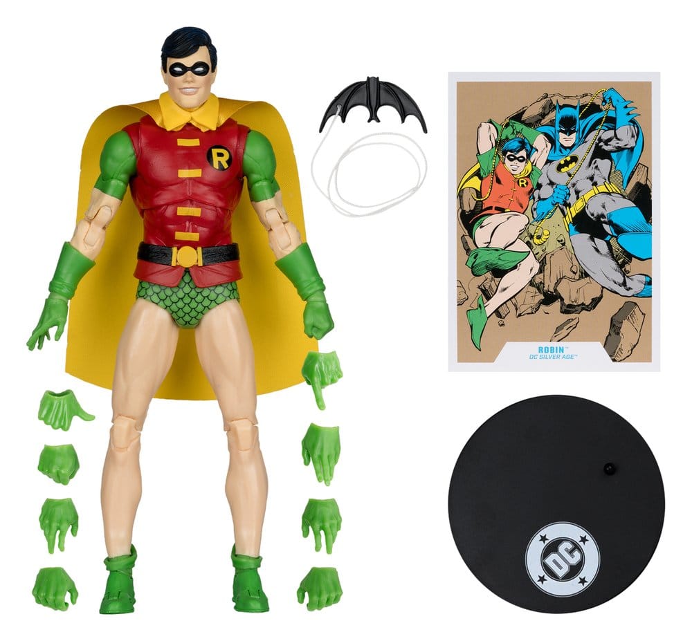DC Multiverse Figura Robin (Silver Age) (Gold Label) 17 cm