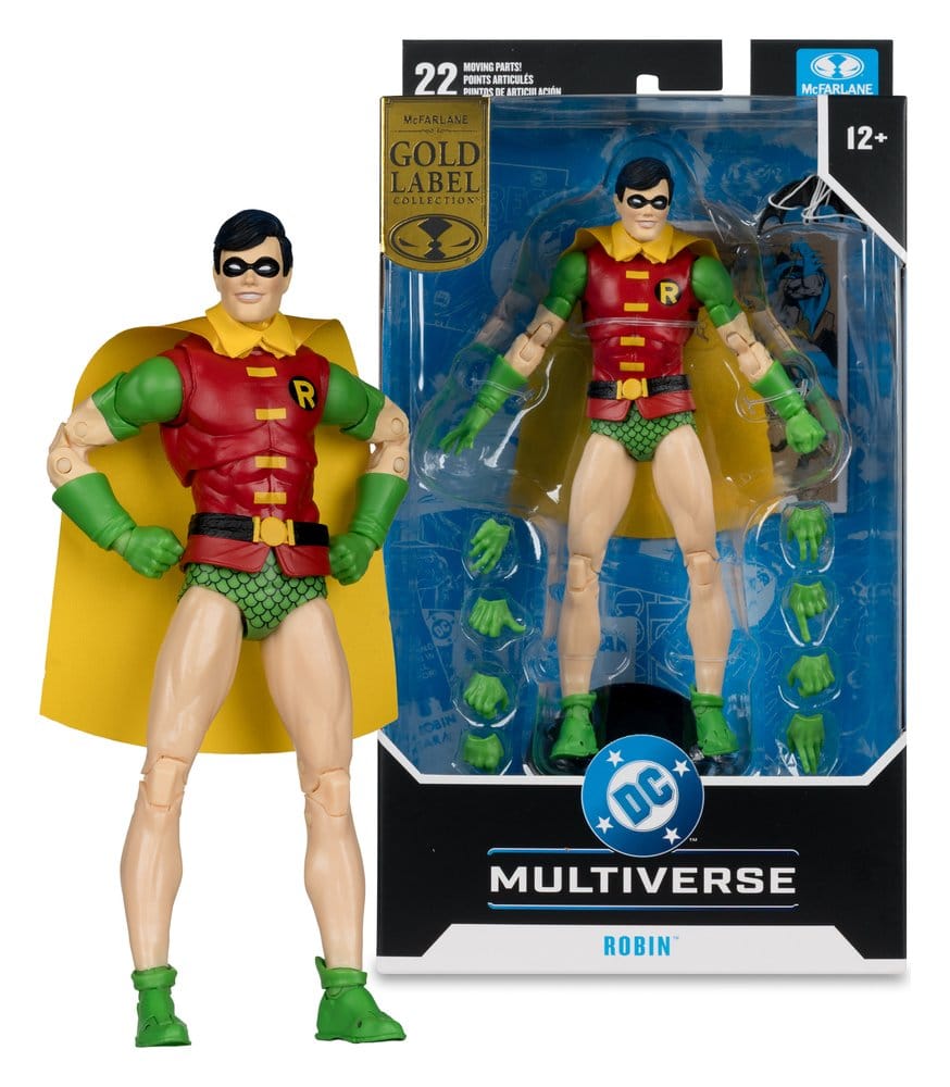 DC Multiverse Figura Robin (Silver Age) (Gold Label) 17 cm