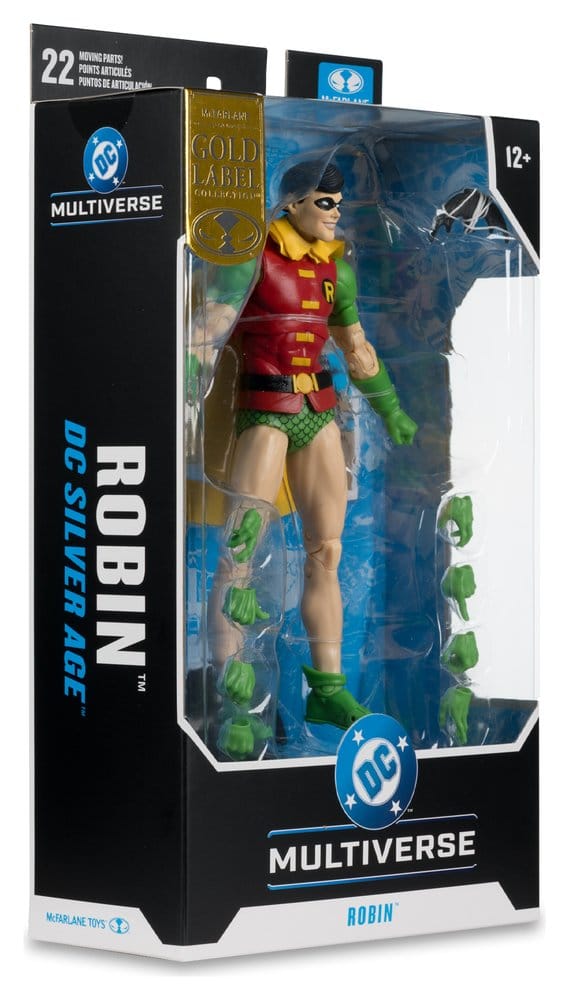DC Multiverse Figura Robin (Silver Age) (Gold Label) 17 cm