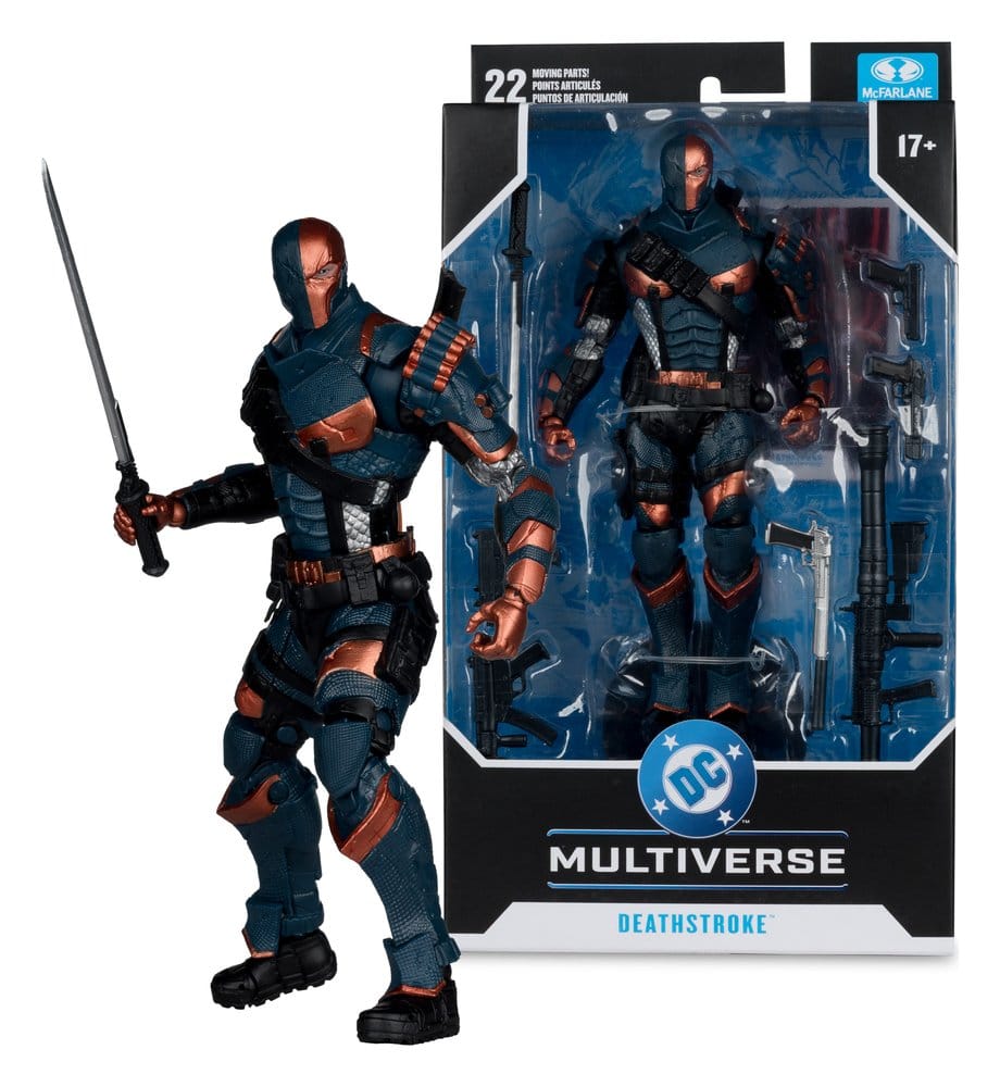 Arkham Origins DC Multiverse Figura Deathstroke 19 cm