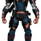 Arkham Origins DC Multiverse Figura Deathstroke 19 cm
