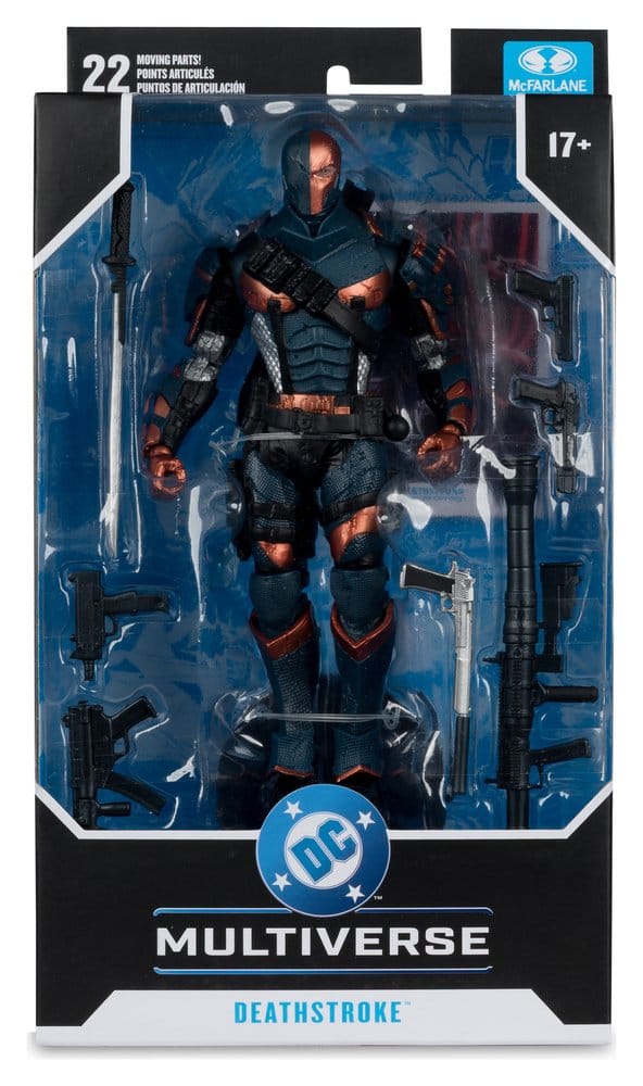 Arkham Origins DC Multiverse Figura Deathstroke 19 cm