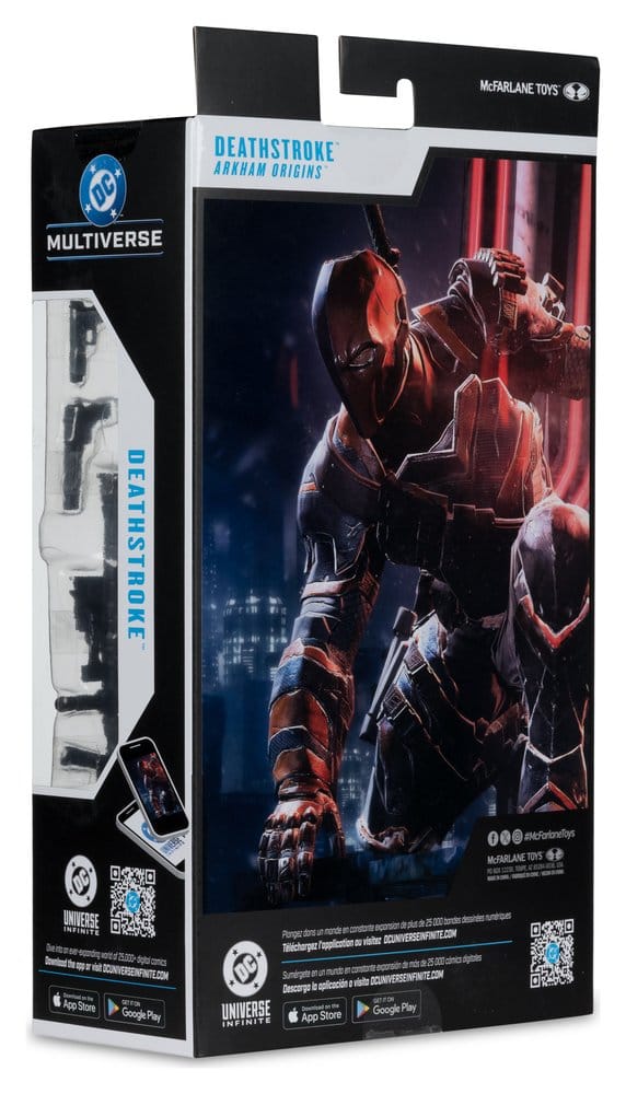 Arkham Origins DC Multiverse Figura Deathstroke 19 cm