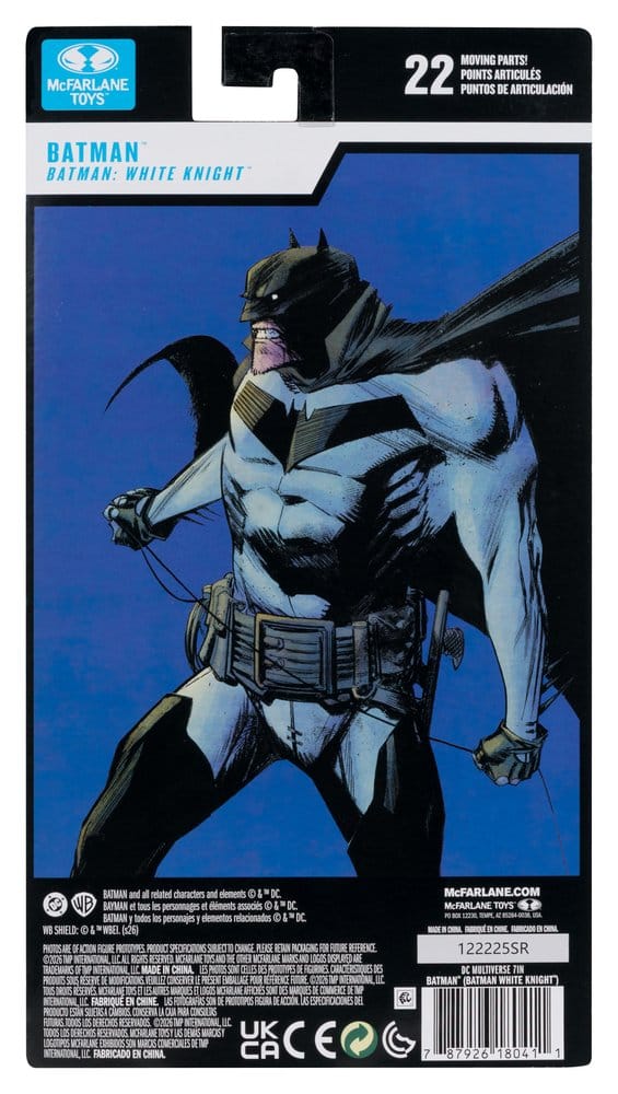DC Multiverse Figura White Knight Batman (Blister Card) 18 cm