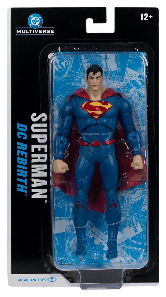 DC Multiverse Figura Superman (Rebirth) (Blister Card) 18 cm