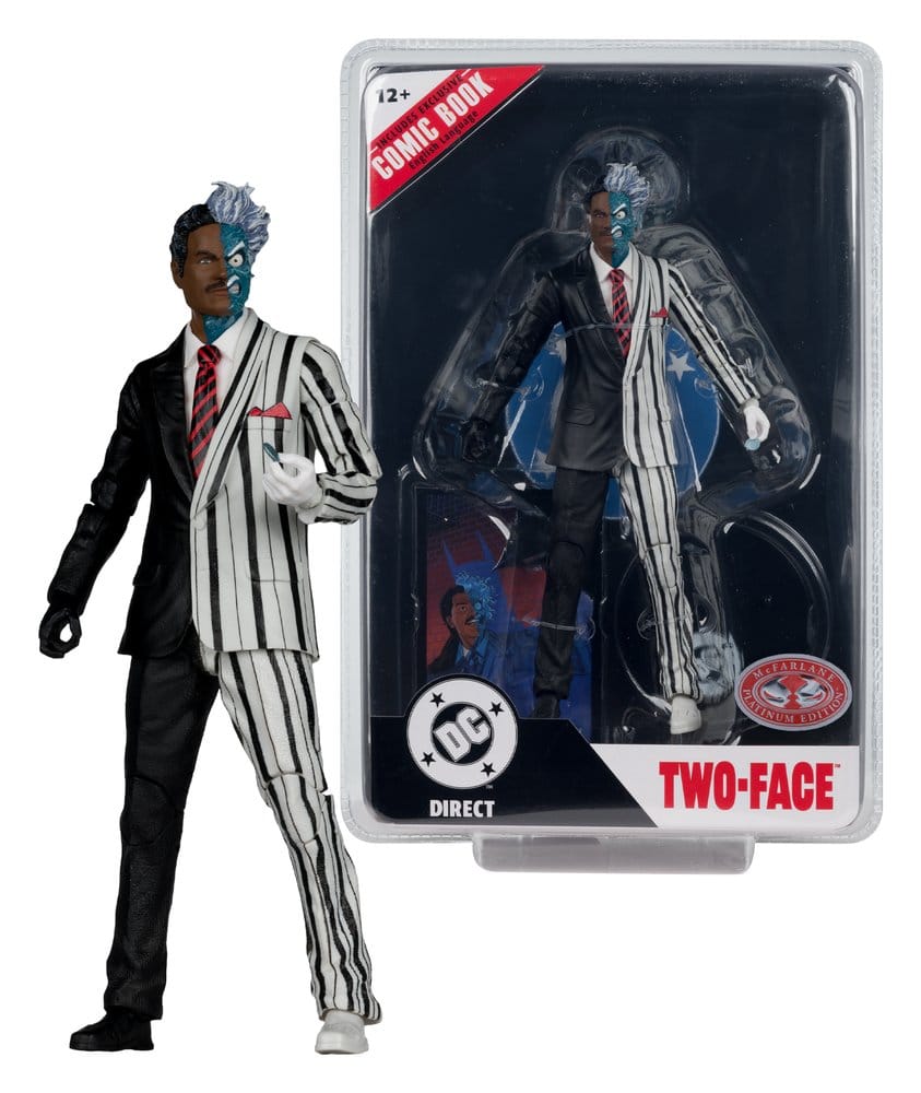 DC Direct Page Punchers Figura Two-Face (Batman 89) (Red Platinum Edition) 19 cm