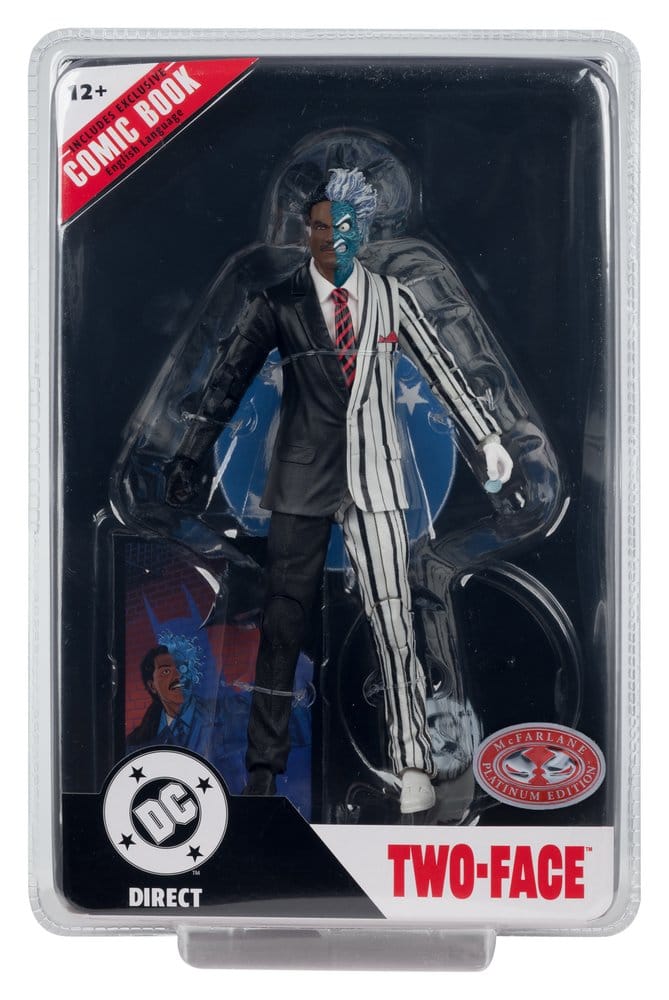DC Direct Page Punchers Figura Two-Face (Batman 89) (Red Platinum Edition) 19 cm