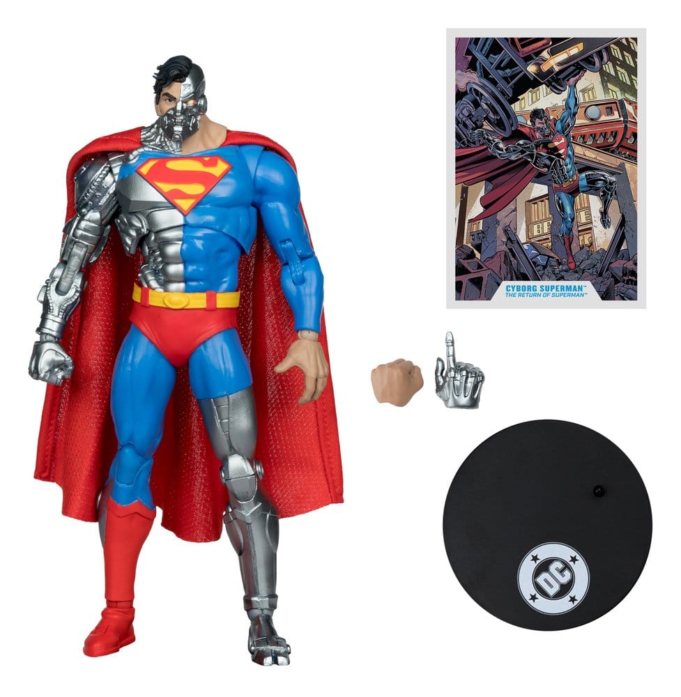DC Multiverse McFarlane Vault Collection Figura Cyborg Superman (Revenge of the Green Lanterns) 18 cm