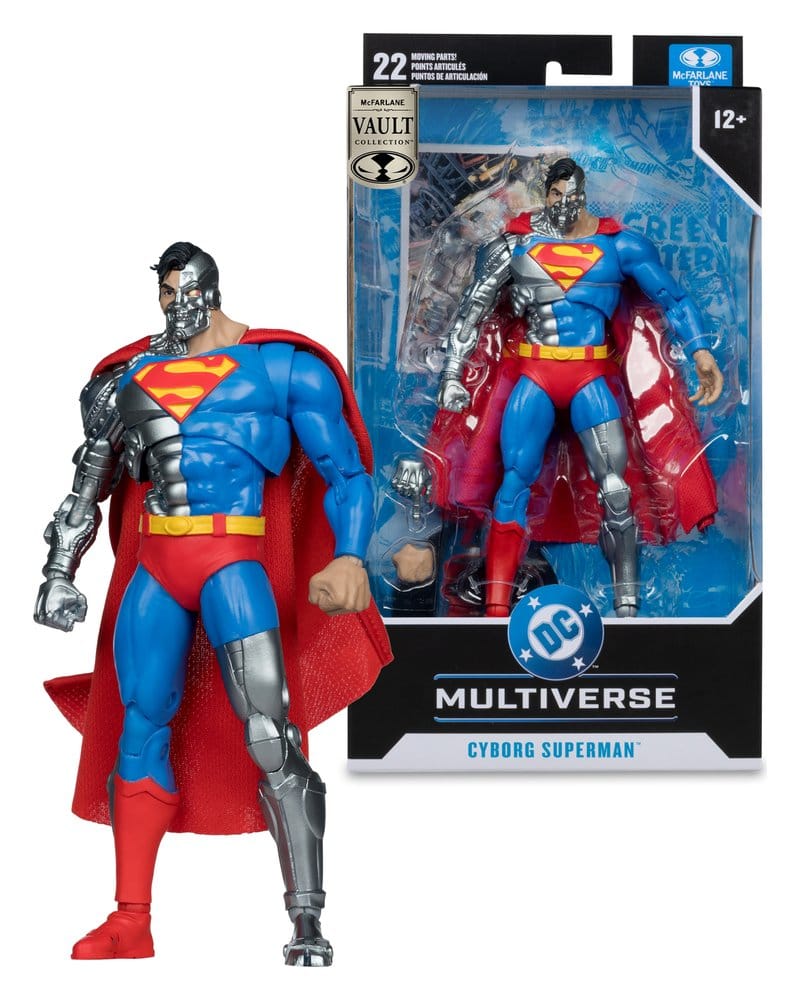 DC Multiverse McFarlane Vault Collection Figura Cyborg Superman (Revenge of the Green Lanterns) 18 cm