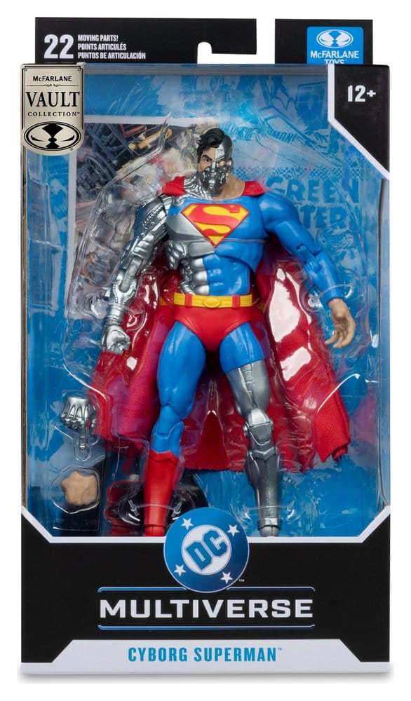 DC Multiverse McFarlane Vault Collection Figura Cyborg Superman (Revenge of the Green Lanterns) 18 cm