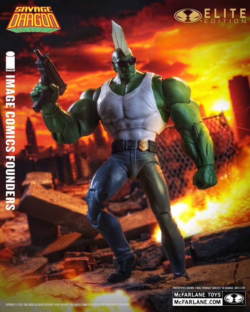 Savage Dragon Image Comics Founders Series McFarlane Elite Edition Figura Dragon 20 cm