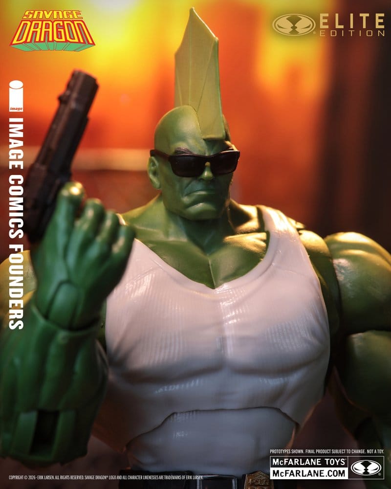 Savage Dragon Image Comics Founders Series McFarlane Elite Edition Figura Dragon 20 cm