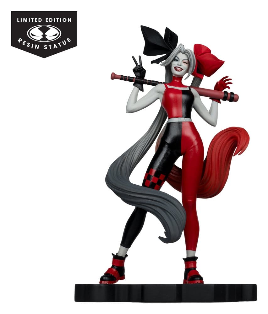 DC Direct Harley Quinn: Red, White & Black Estatua 1/10 Harley Quinn by Alex Garner 21 cm