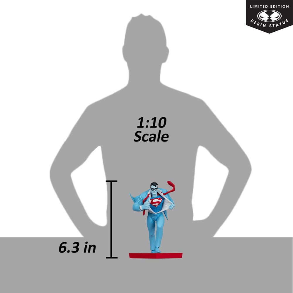 DC Direct Estatua 1/10 Superman Red and Blue: Superman by Clayton Henry Limited Edition 16 cm - Z POP Toys