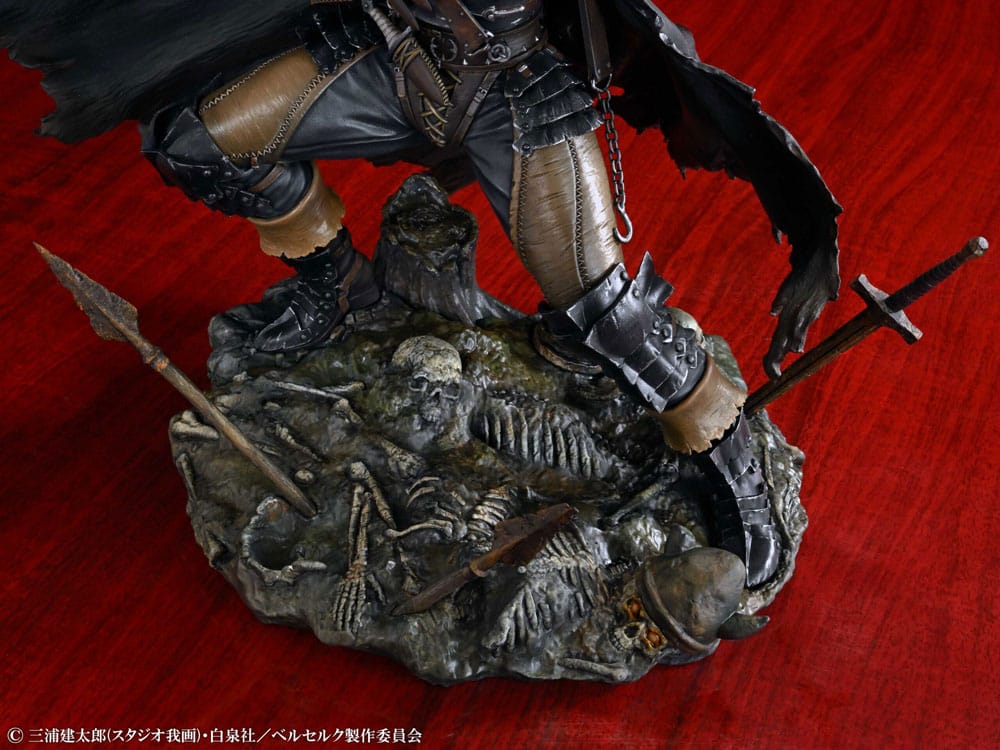 Berserk Estatua PVC 1/7 Guts Black Swordsman Ver. 26 cm
