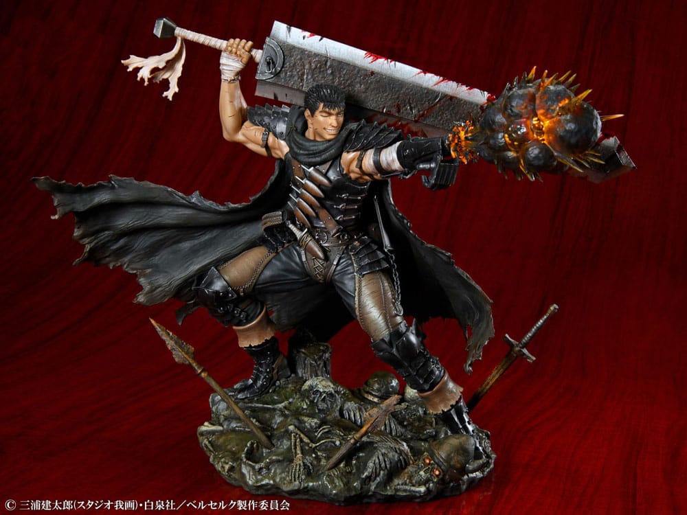 Berserk Estatua PVC 1/7 Guts Black Swordsman Ver. 26 cm