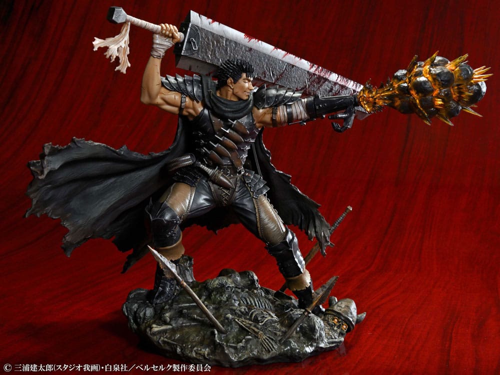 Berserk Estatua PVC 1/7 Guts Black Swordsman Ver. 26 cm