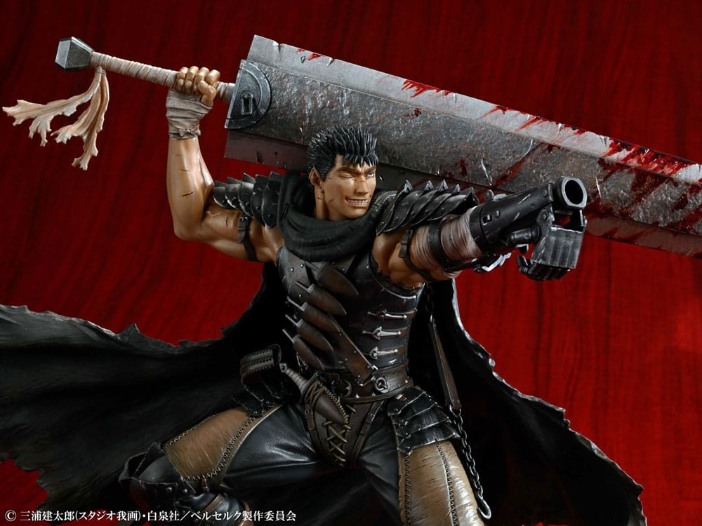 Berserk Estatua PVC 1/7 Guts Black Swordsman Ver. 26 cm