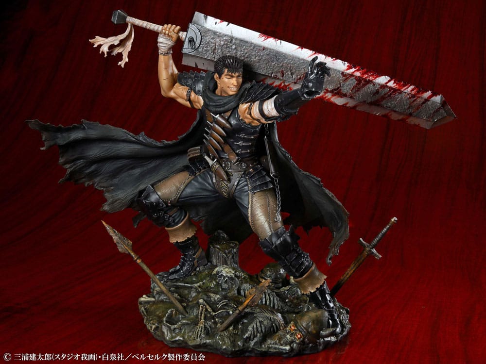 Berserk Estatua PVC 1/7 Guts Black Swordsman Ver. 26 cm