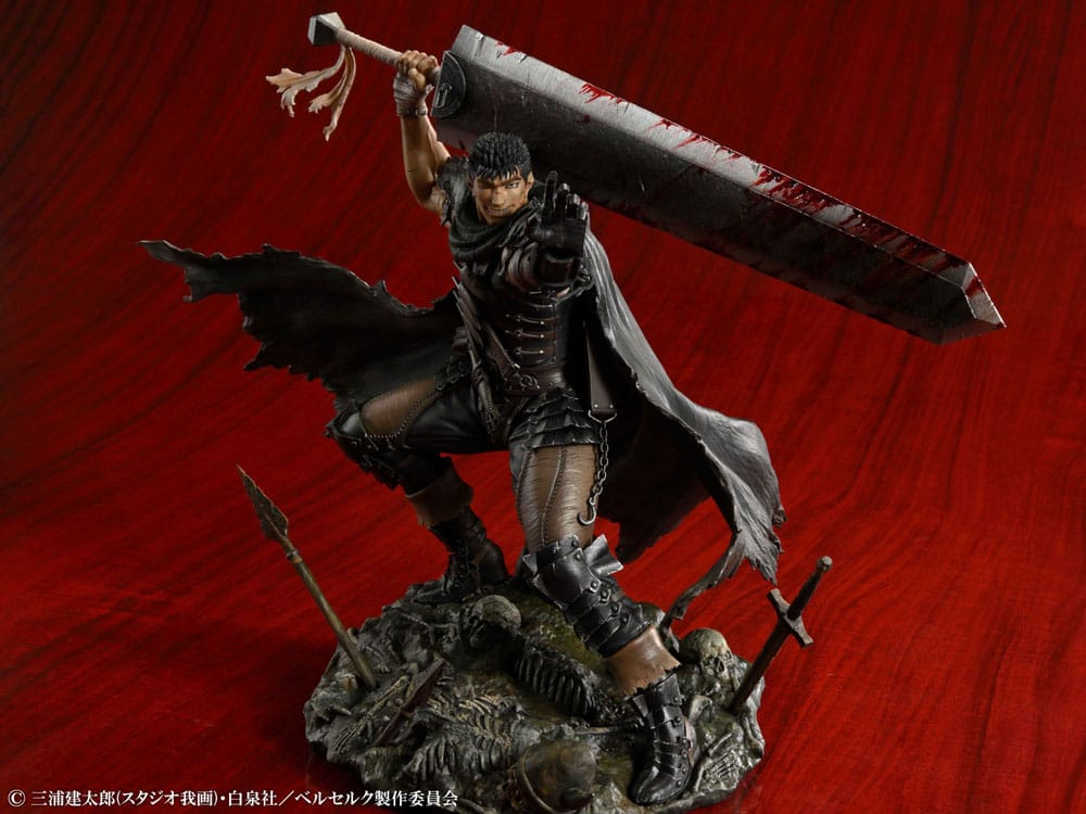 Berserk Estatua PVC 1/7 Guts Black Swordsman Ver. 26 cm