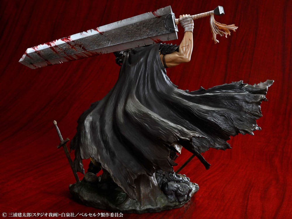 Berserk Estatua PVC 1/7 Guts Black Swordsman Ver. 26 cm