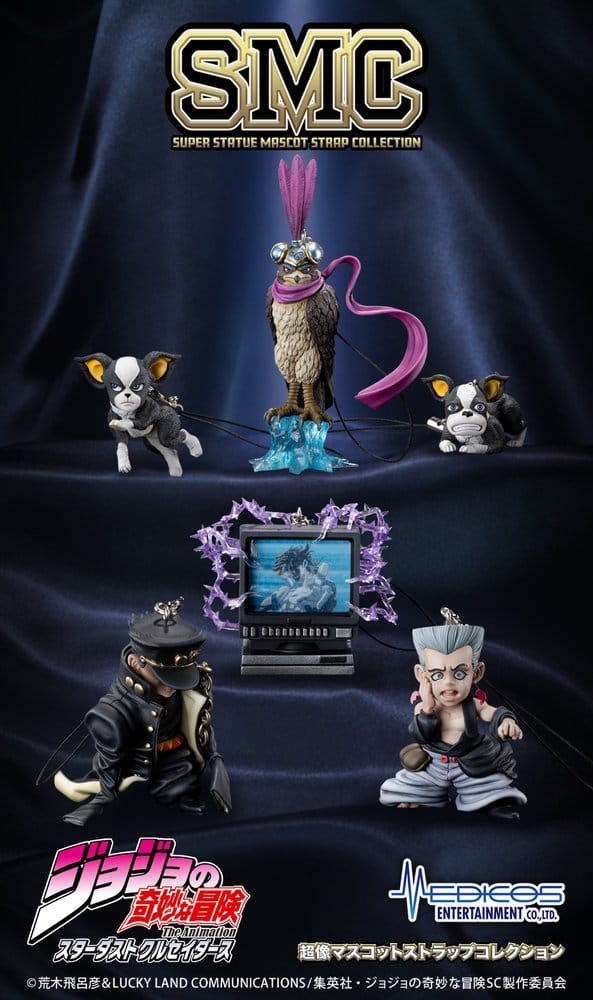 JoJo's Bizarre Adventure: Stardust Crusaders Figura Set Super Chozo Mascot Collection Blind Box (6)