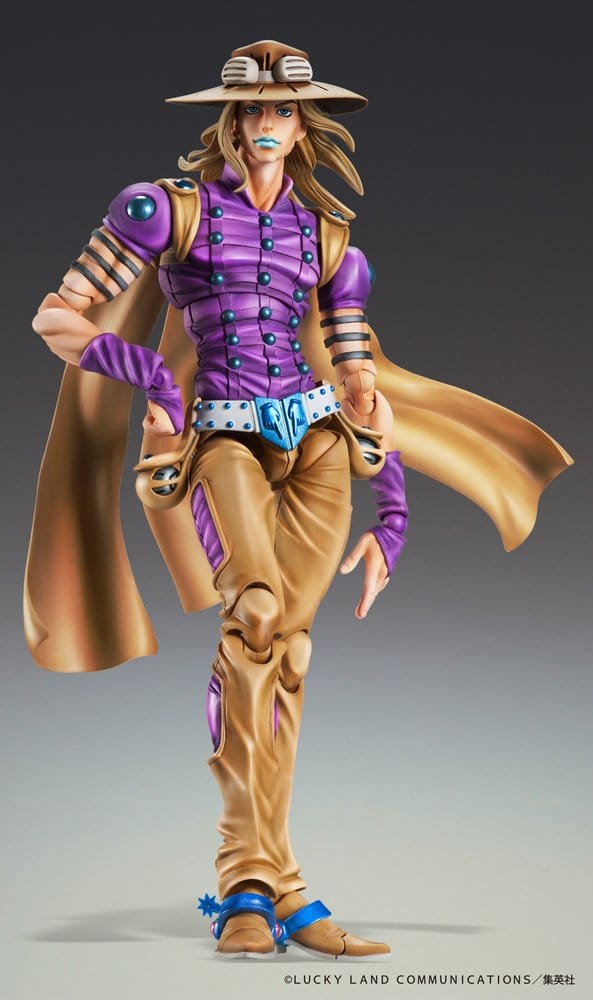 JoJo's Bizarre Adventure Part 7: Steel Ball Run Figura Super Action Chozokado Gyro Zeppeli Ver.1.5 16 cm