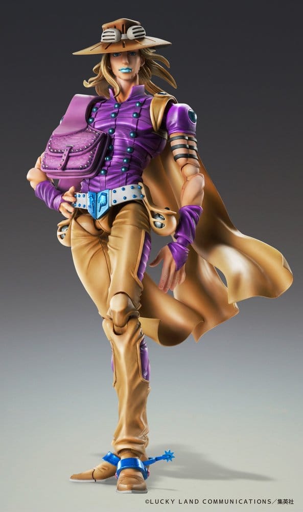 JoJo's Bizarre Adventure Part 7: Steel Ball Run Figura Super Action Chozokado Gyro Zeppeli Ver.1.5 16 cm