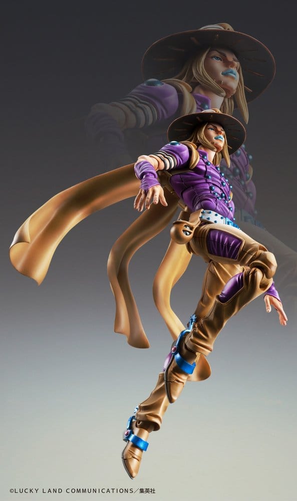 JoJo's Bizarre Adventure Part 7: Steel Ball Run Figura Super Action Chozokado Gyro Zeppeli Ver.1.5 16 cm