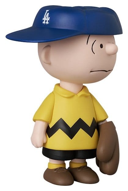 MLB × Peanuts UDF Figura PVC Los Angeles Dodgers Charlie Brown 9 cm