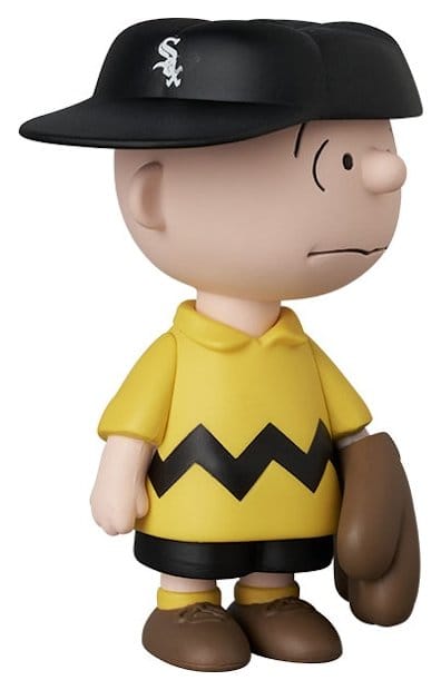 MLB × Peanuts UDF Figura PVC Chicago White Sox Charlie Brown 9 cm