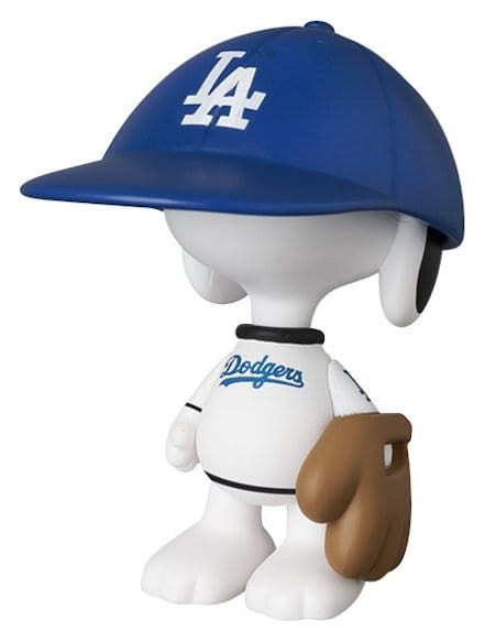 MLB × Peanuts UDF Figura PVC Los Angeles Dodgers Snoopy 7 cm