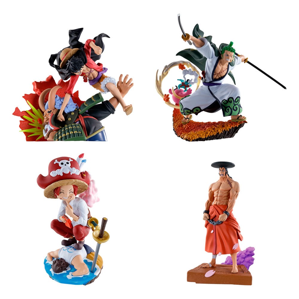 One Piece Petitrama Estatua PVC Logbox Re Birth Wano Kuni Vol. 1 Set 9 cm - Z POP Toys