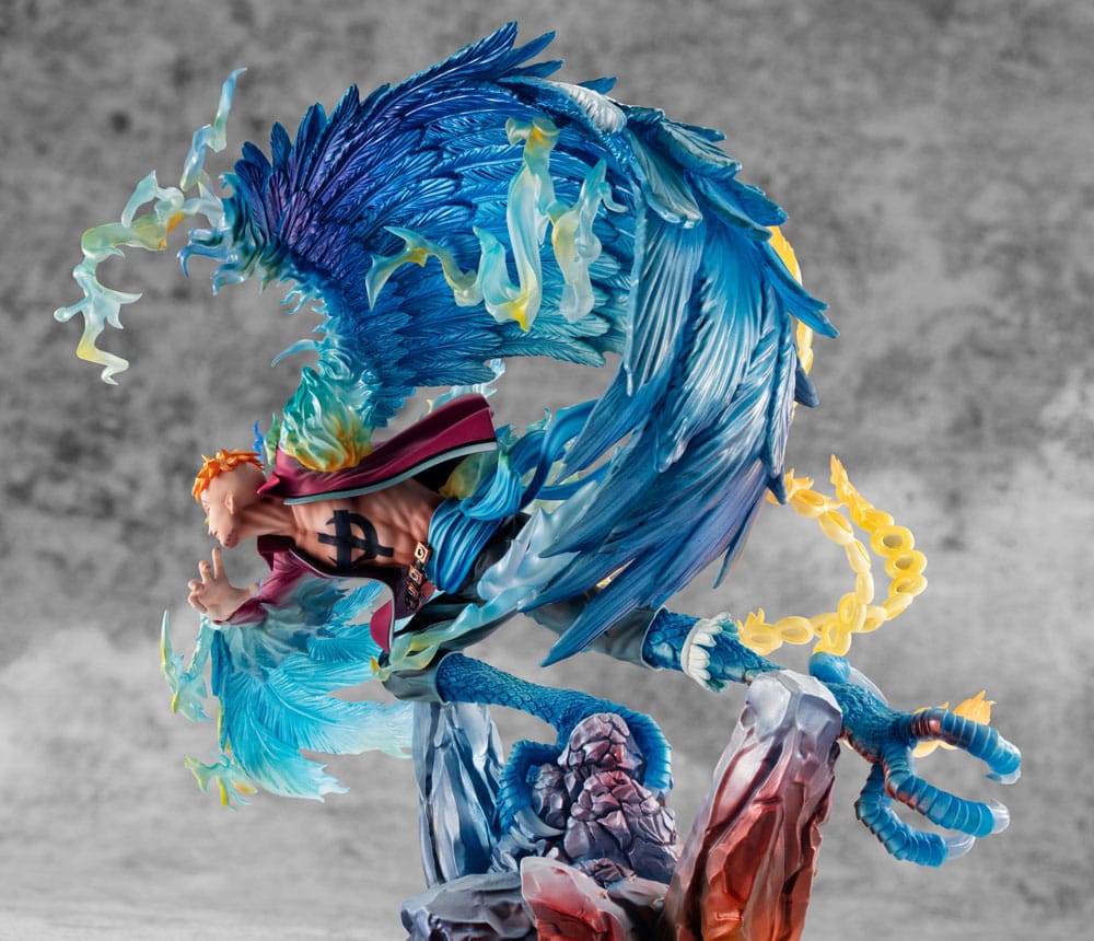One Piece Estatua PVC P.O.P. MAS Maximum Marco the Phoenix Leader of 1st group of Whitebeard Pirates 32 cm