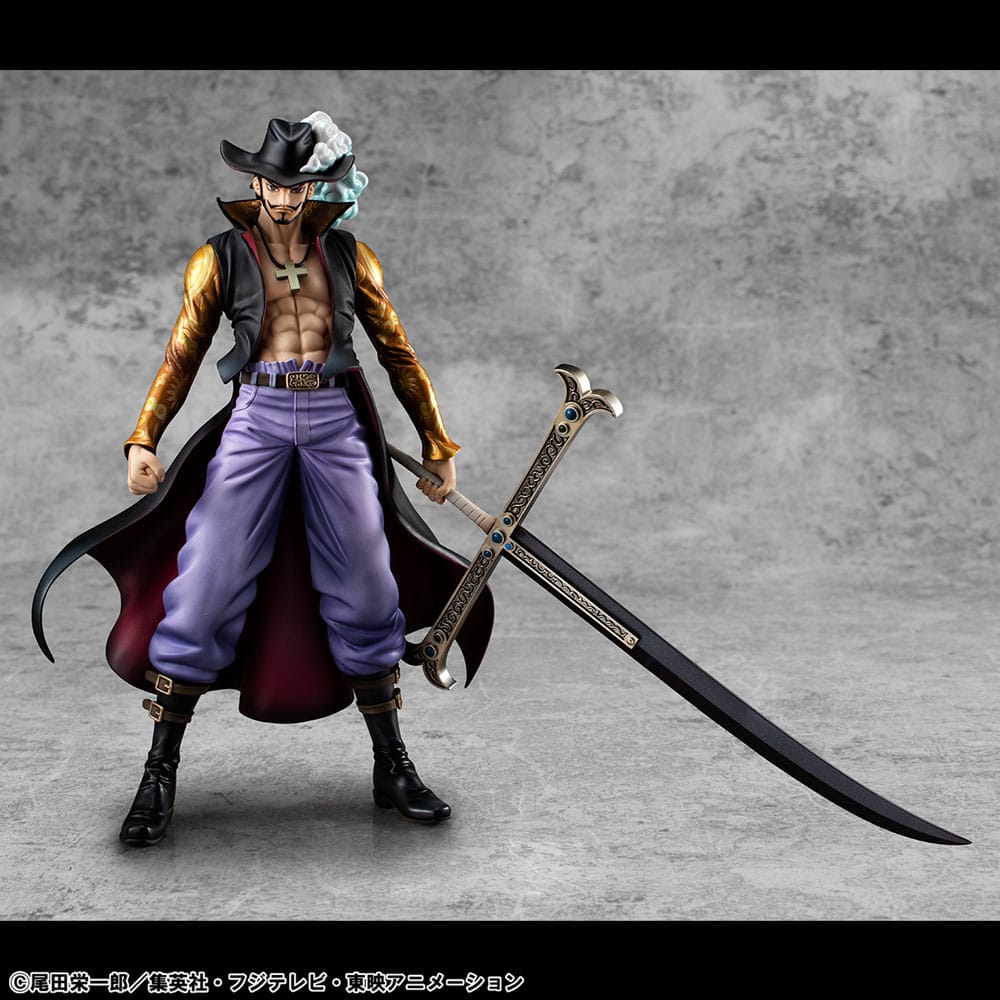 One Piece Estatua PVC P.O.P. SA-MAXIMUM Hawk Eye Dracule Mihawk Ver. R 29 cm - Z POP Toys