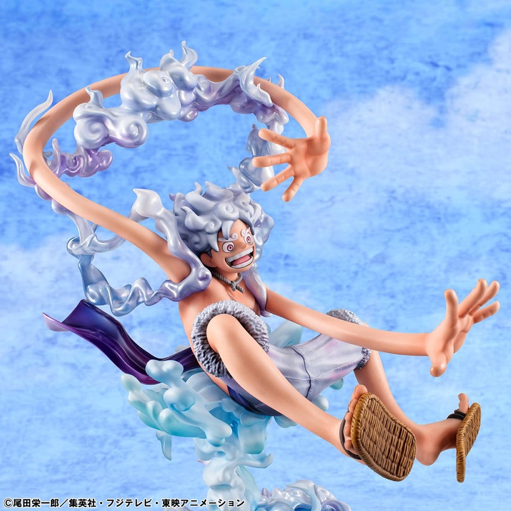 One Piece Figura PVC Portrait.Of.Pirates "Evolutionary History" Monkey D. Luffy "Gear Fifth" 26 cm