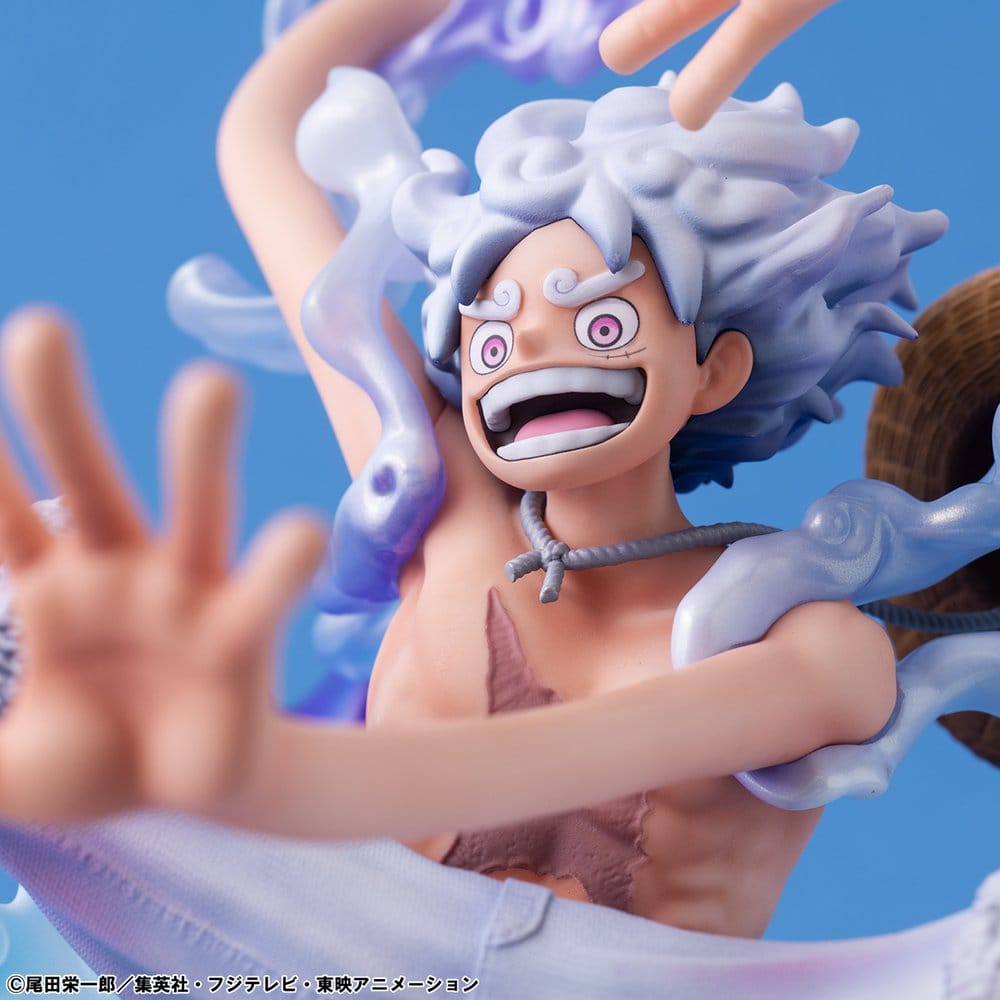 One Piece Figura PVC Portrait.Of.Pirates "Evolutionary History" Monkey D. Luffy "Gear Fifth" 26 cm