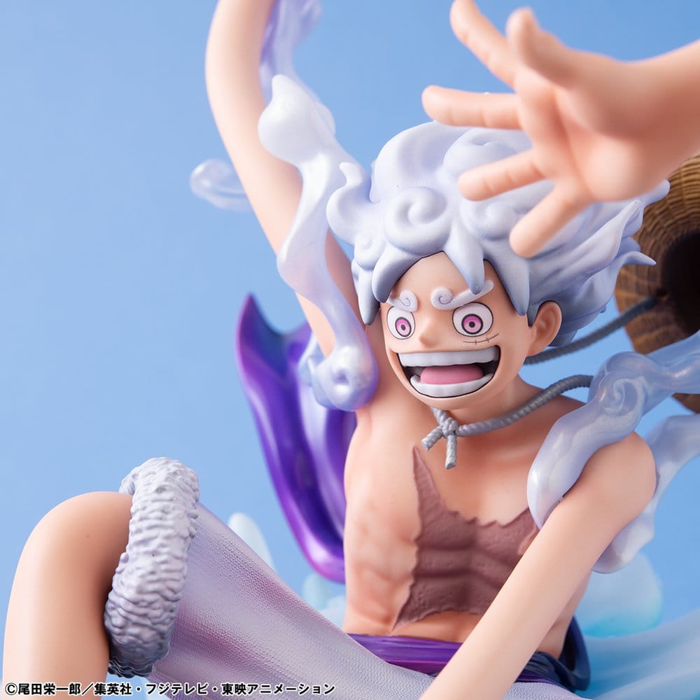One Piece Figura PVC Portrait.Of.Pirates "Evolutionary History" Monkey D. Luffy "Gear Fifth" 26 cm