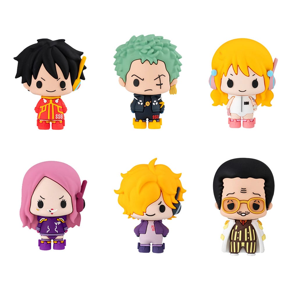 One Piece Chokorin Mascot Series Pack de 6 Figuras Egghead Ver. 5 cm - Z POP Toys