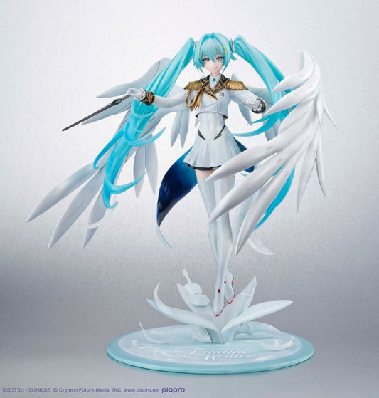 Mobile Suit Gundam x Hatsune Miku Estatua PVC Lucrea Hatsune Miku x Wing Gundam Zero EW 45th Anniversary 27 cm - Z POP Toys