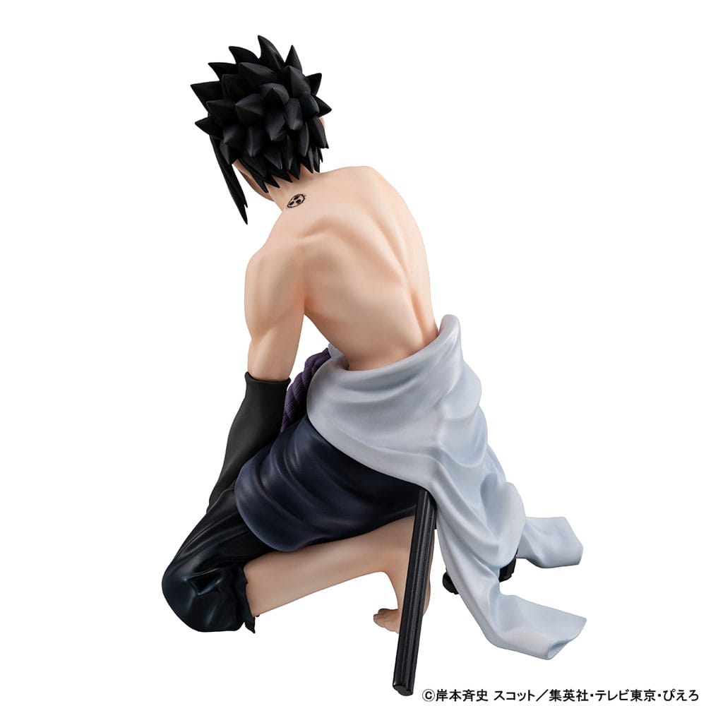 Naruto Shippuden G.E.M. Series Estatua PVC Sasuke Palm Size 12 cm