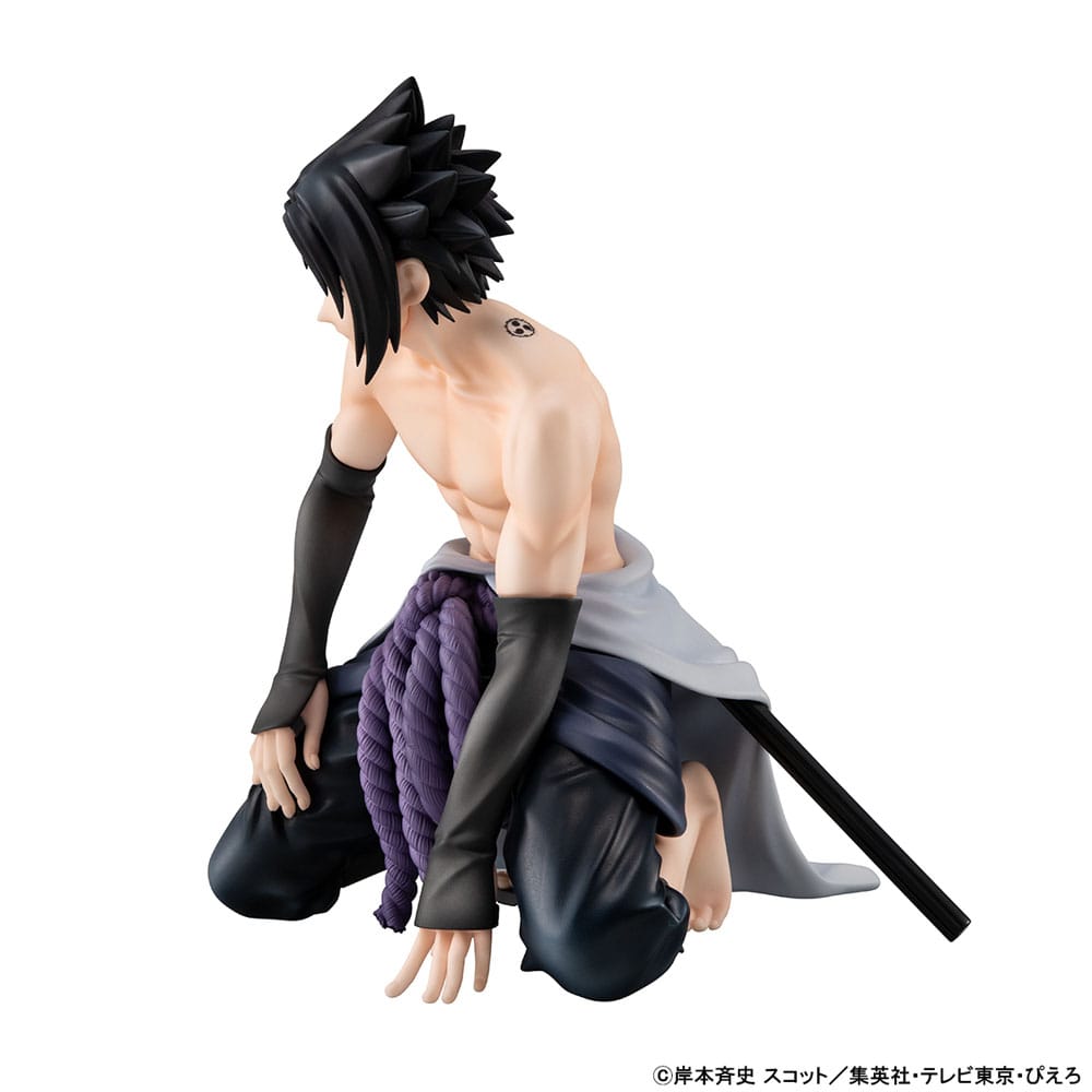 Naruto Shippuden G.E.M. Series Estatua PVC Sasuke Palm Size 12 cm