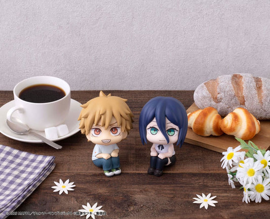 Chainsaw Man The Movie: Reze Arc Estatuas PVC Look Up Denji & Reze Set (with gift) 11 cm - Z POP Toys