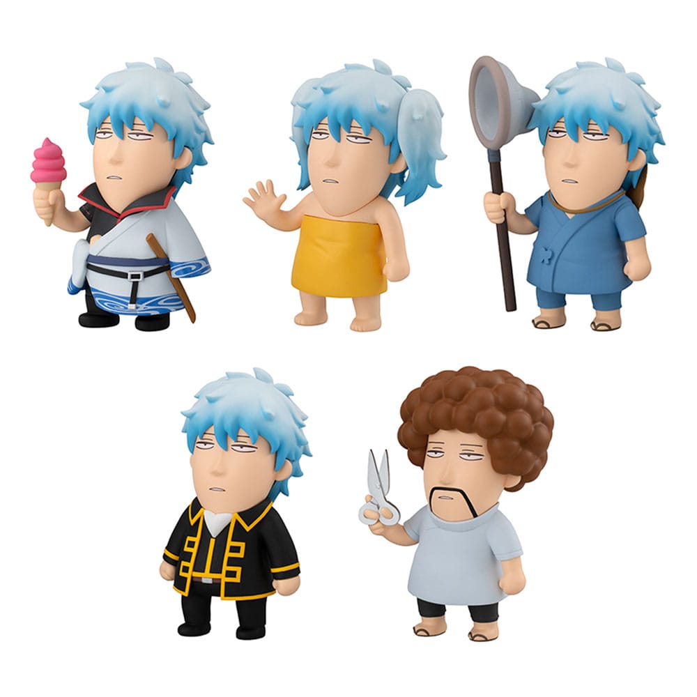 Gintama pack de 6 Figuras We love Ginsan 10 cm cajas sorpresas (with gift) - Z POP Toys