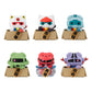 Mobile Suit Gundam Figuras Mega Cat Project Nyandam Luckycat 6 cm Cajas Sorpresas Surtido (6) (with gift)