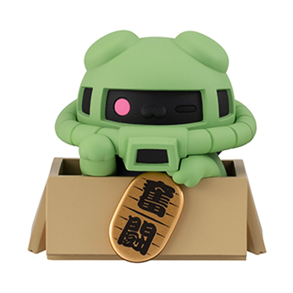 Mobile Suit Gundam Figuras Mega Cat Project Nyandam Luckycat 6 cm Cajas Sorpresas Surtido (6) (with gift)